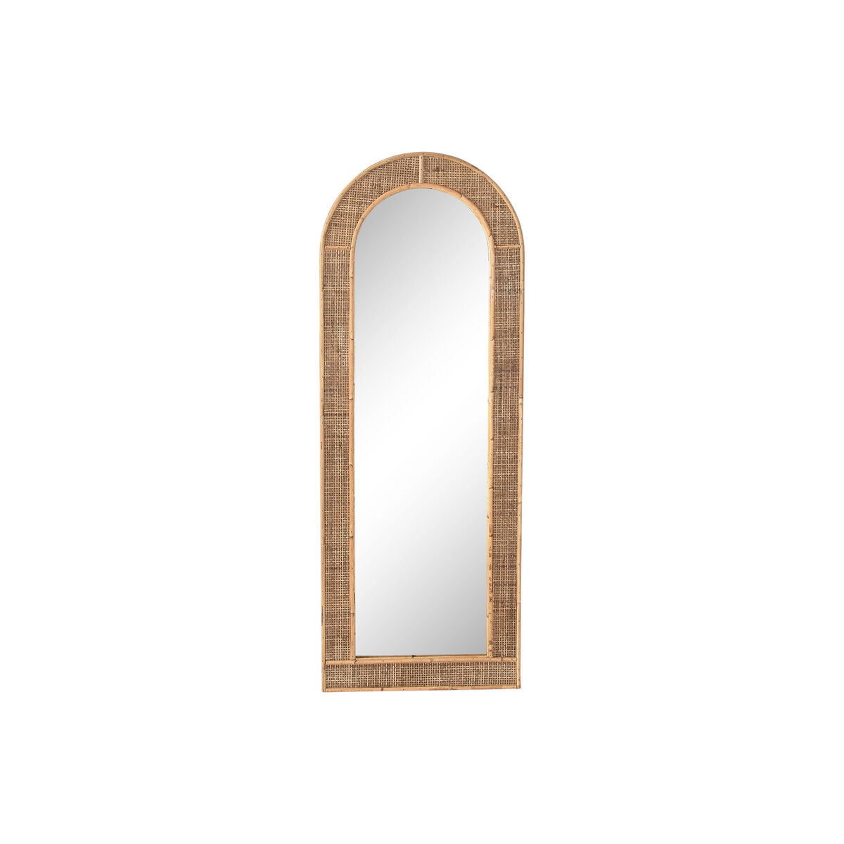 Väggspegel Home ESPRIT Naturell Scandi 45 x 2 x 120 cm
