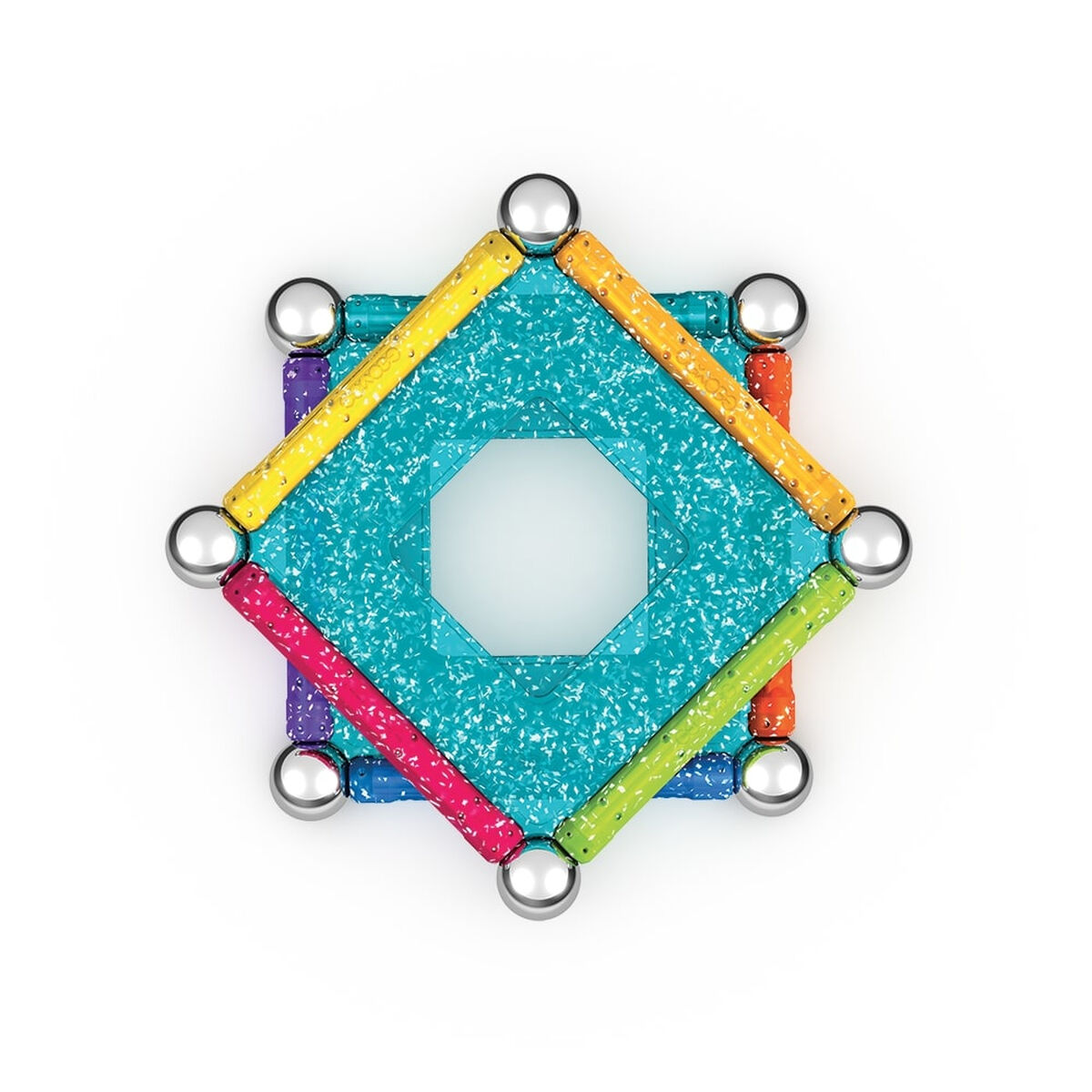 Playset Geomag Glitter (22 Delar) - 3