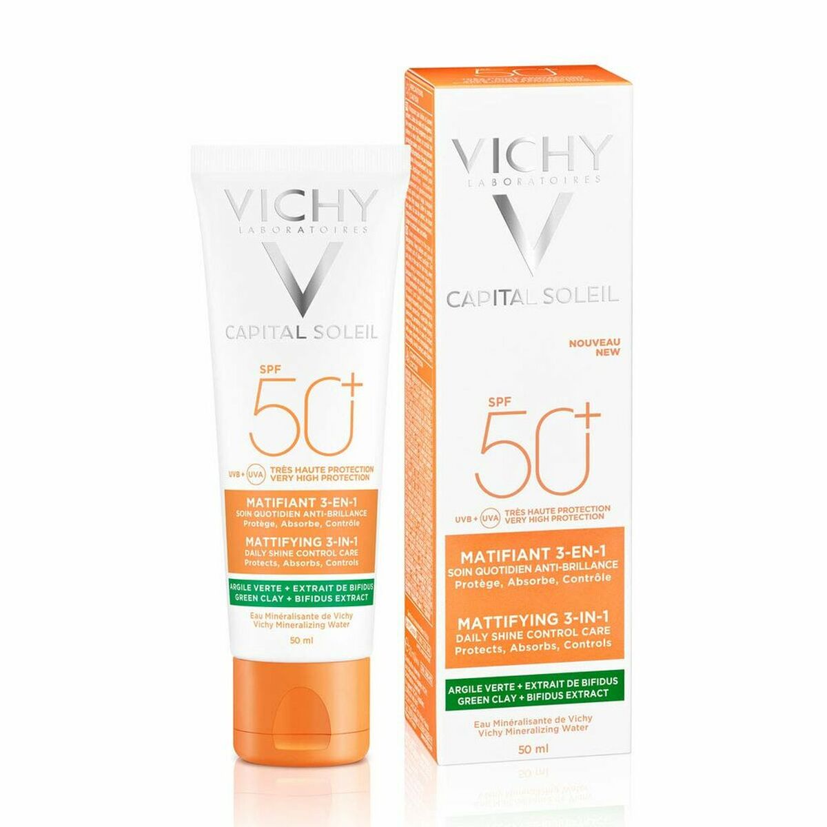Ansiktskräm Vichy Capital Soleil 3In1 Matt ytbehandling 3 i 1