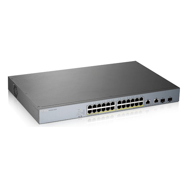 Switch ZyXEL GS1350-26HP-EU0101F 24 Gb 375W Grå 26 Portar