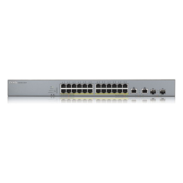 Switch ZyXEL GS1350-26HP-EU0101F 24 Gb 375W Grå 26 Portar - 4