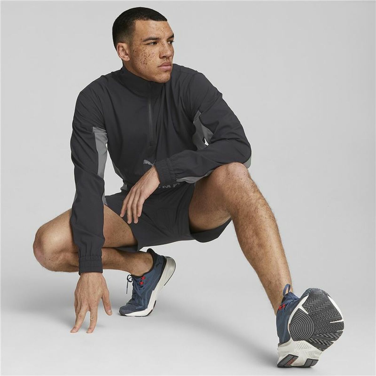 Träningsjacka Herr Puma Fit Woven Svart - 8