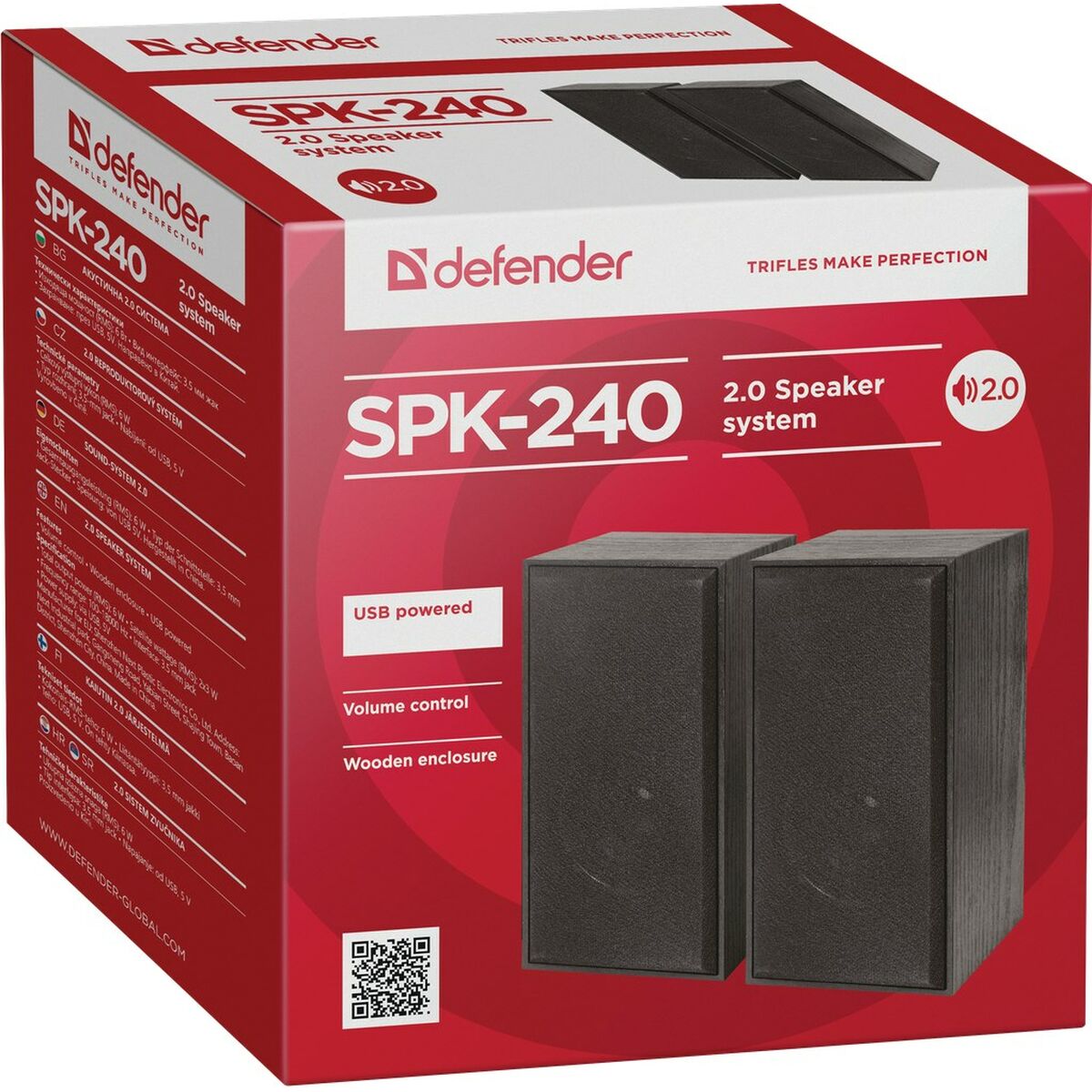 PC-högtalare Defender SPK-240 Svart - 5