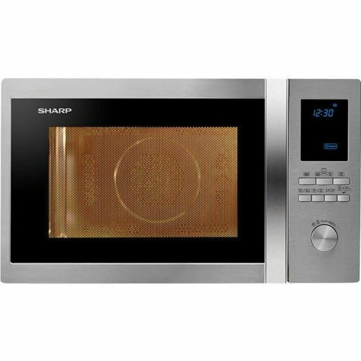 Mikrovågsugnen Sharp 18100134 Silvrig 1000 W 32 L - 2
