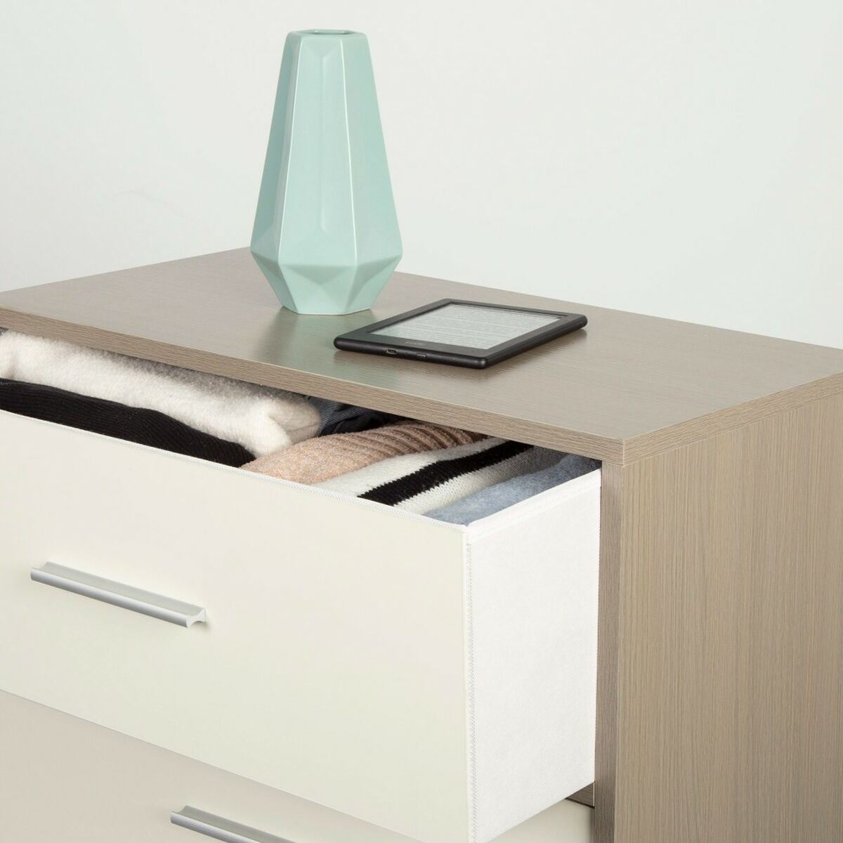Kommod Max Home Vit Grå Modern 58 x 112 x 30 cm - 16