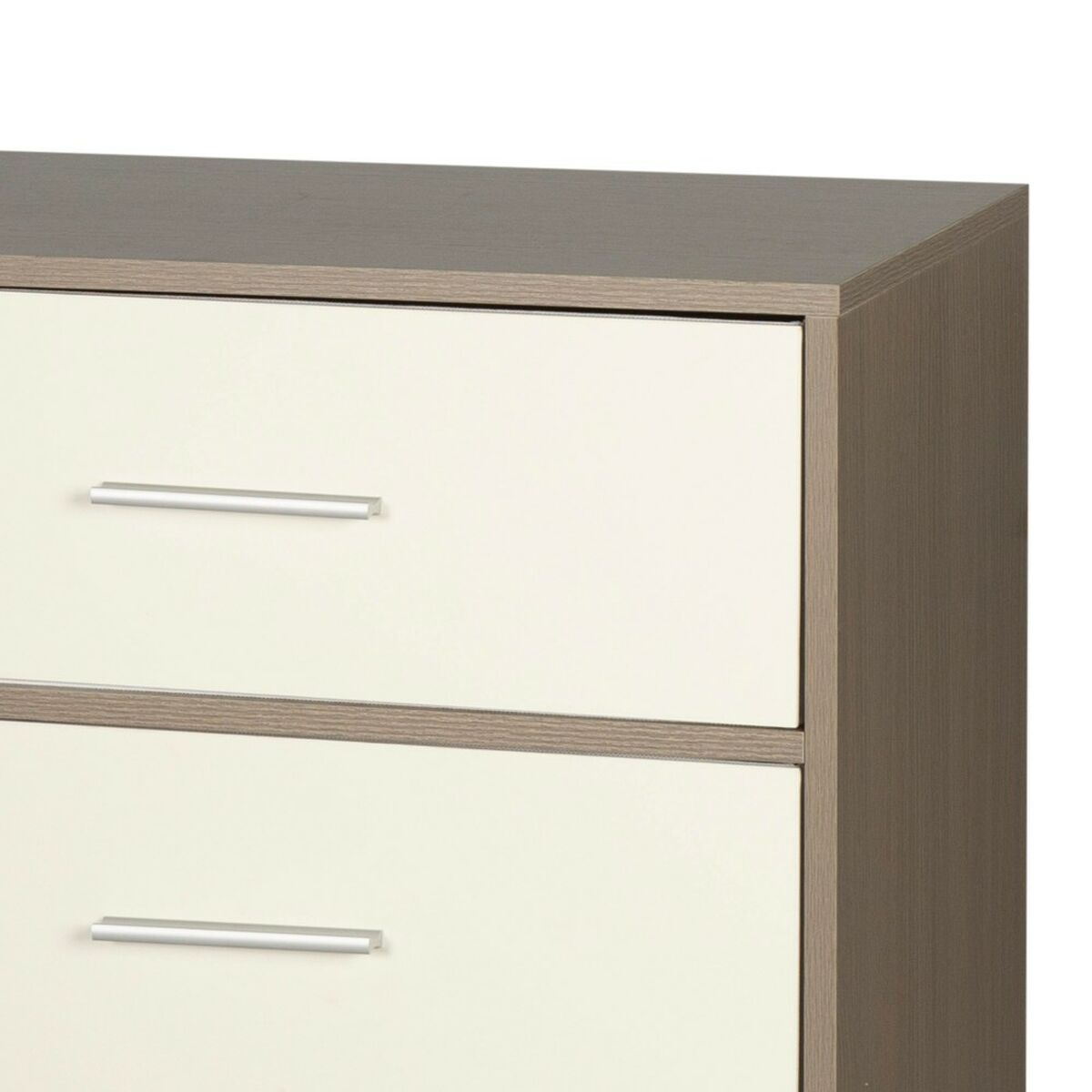 Kommod Max Home Vit Grå Modern 58 x 112 x 30 cm - 5