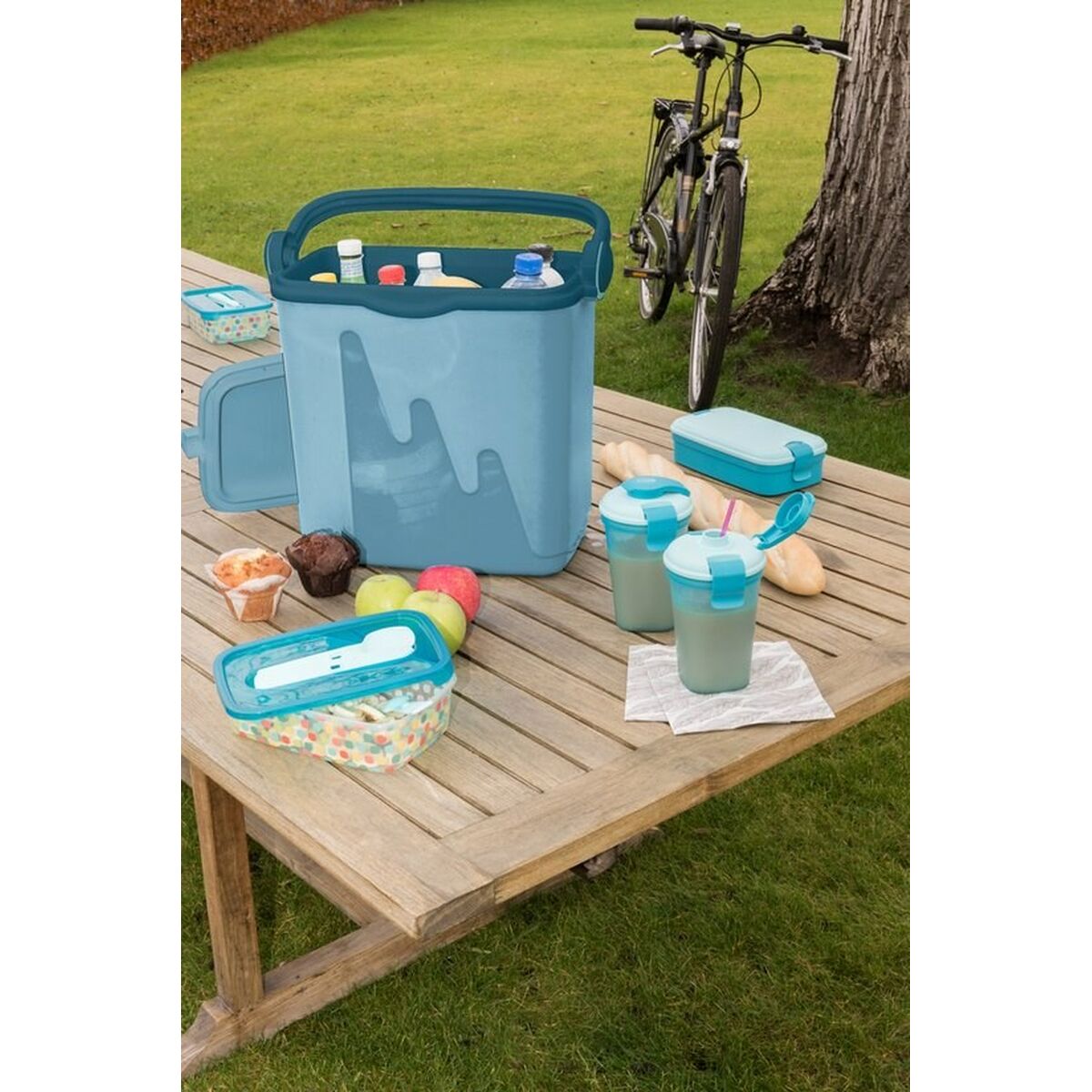 Bärbar kyl Curver 262270 Blå 32 L Plast (1 Delar) - 2