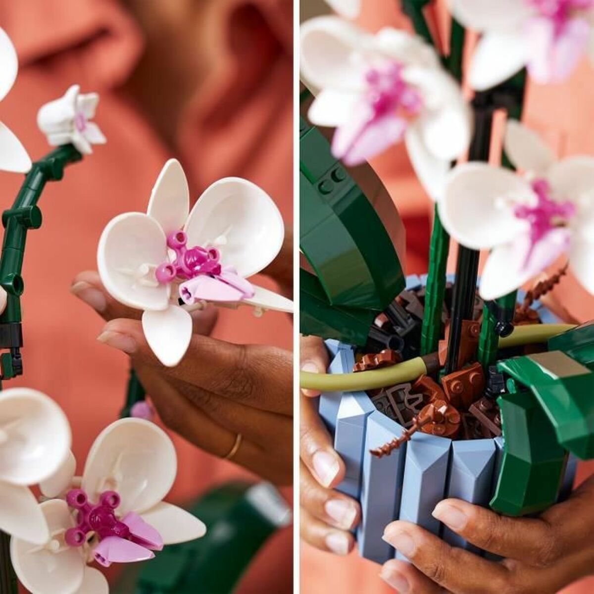 Playset Lego The Orchid Plants with Indoor Artificial Flowers - 3