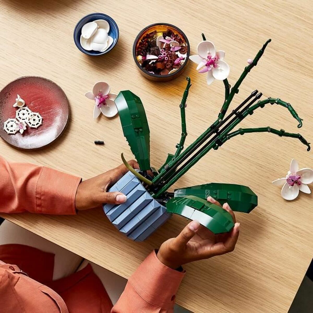 Playset Lego The Orchid Plants with Indoor Artificial Flowers - 2