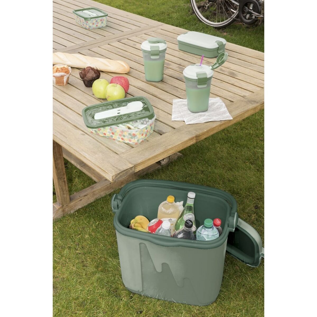 Bärbar kyl Curver 262266 Grön 32 L Plast (1 Delar) - 2