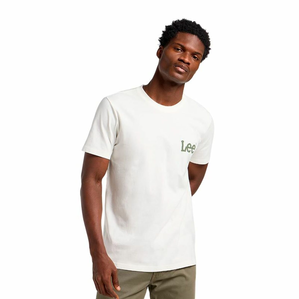 T-shirt med kortärm Herr Lee Medium Wobbly Lee