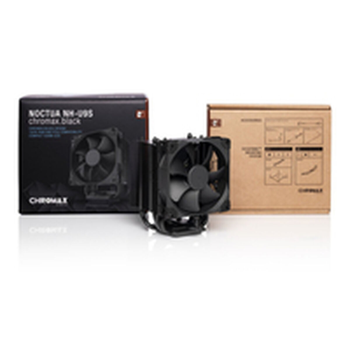 Bärbart Kylskåp Noctua NH-U9S chromax.black - 8