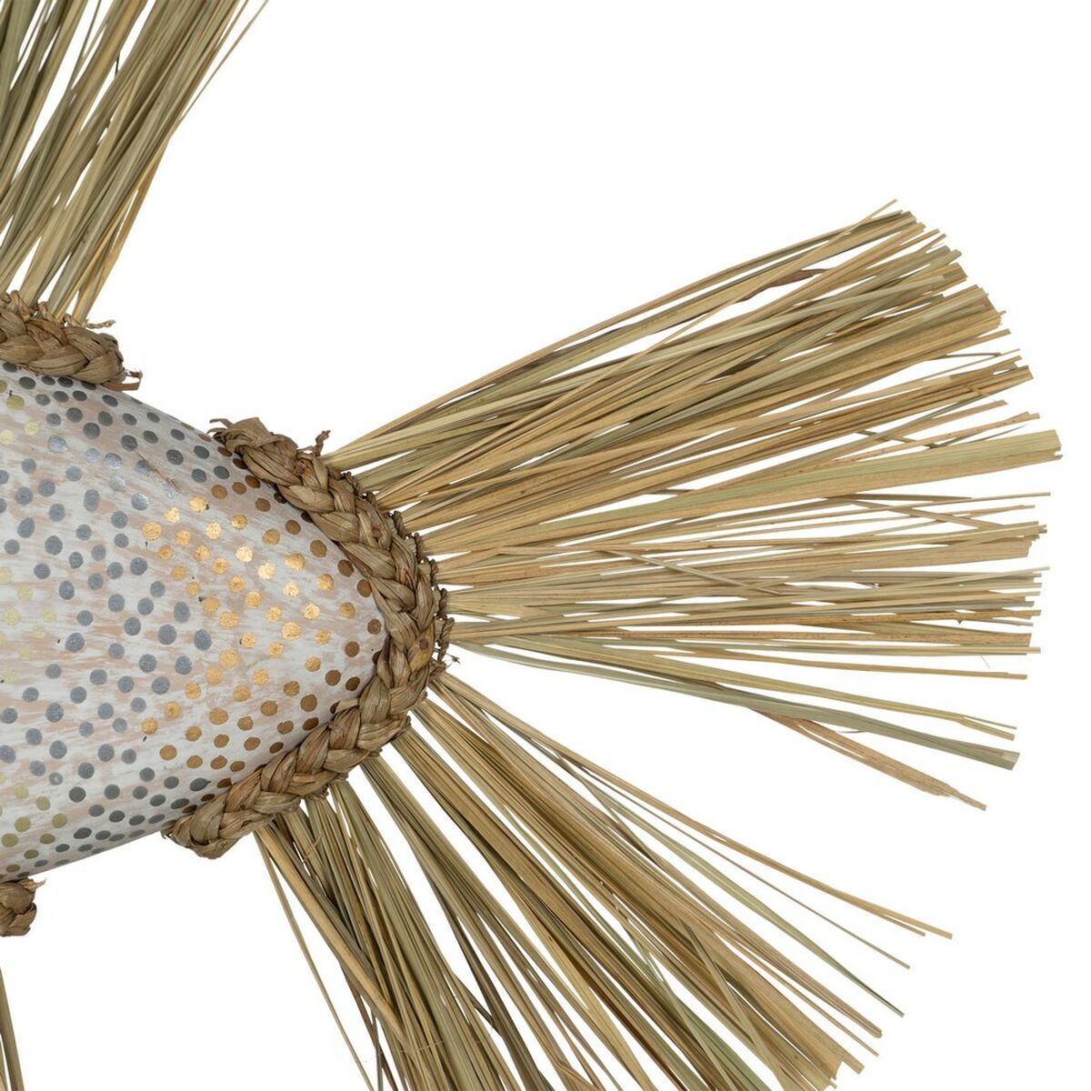 Prydnadsfigur Vit Brun Naturell Fisk 57 x 12 x 60 cm - 4