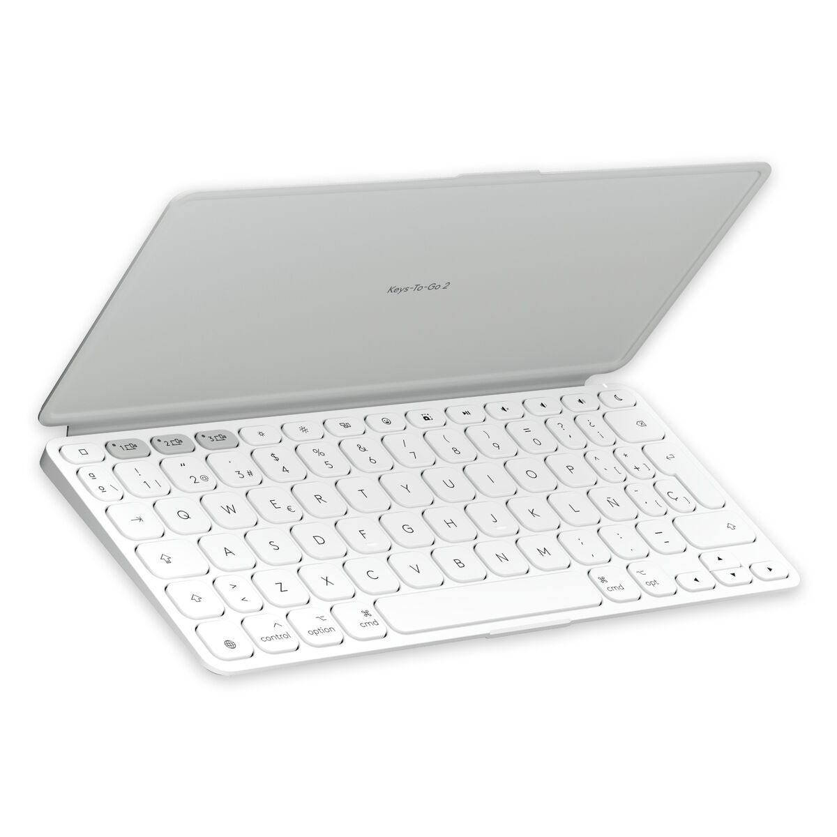 Bluetooth Tangentbord Logitech 920-013011 Qwerty Spanska Grå Vit/Grå - 4