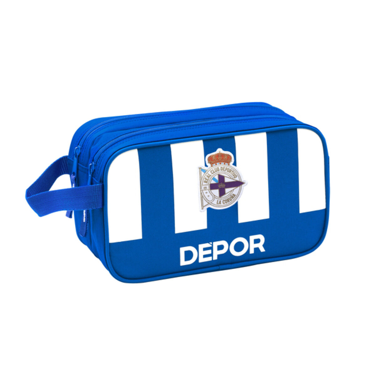 Skolnecessär R. C. Deportivo de La Coruña Blå Vit 26 x 15 x 12.5 cm - 5