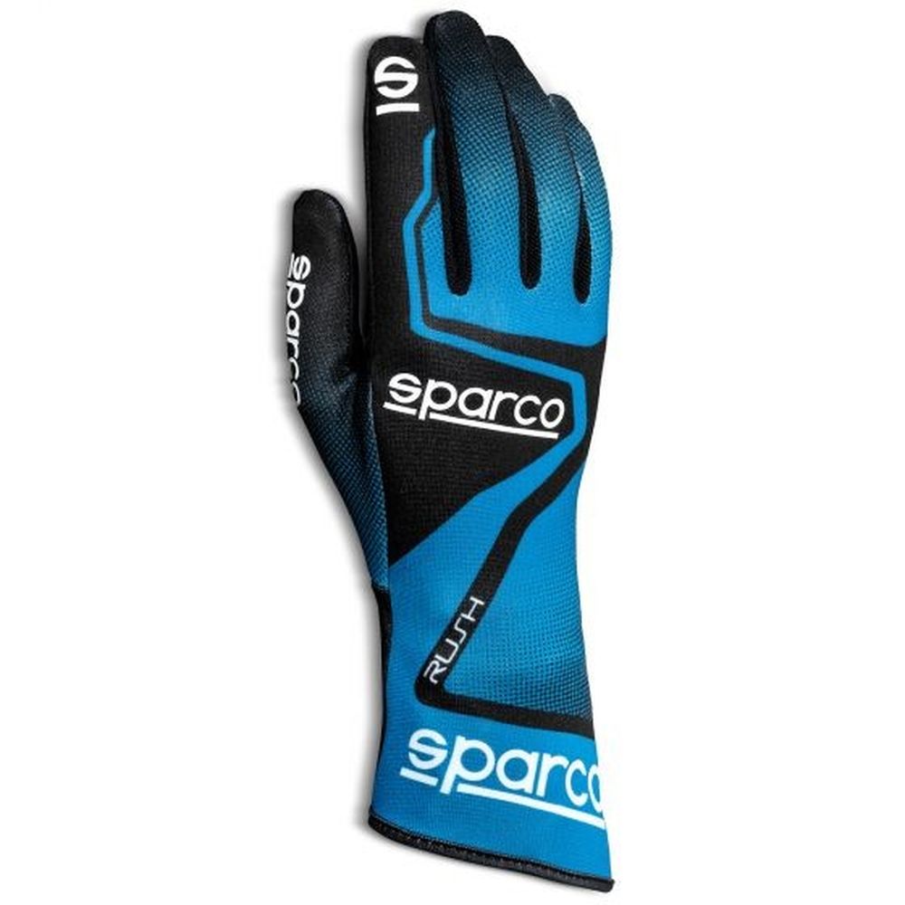 Karting Gloves Sparco RUSH Blå Blå/Svart Storlek 11 (L)