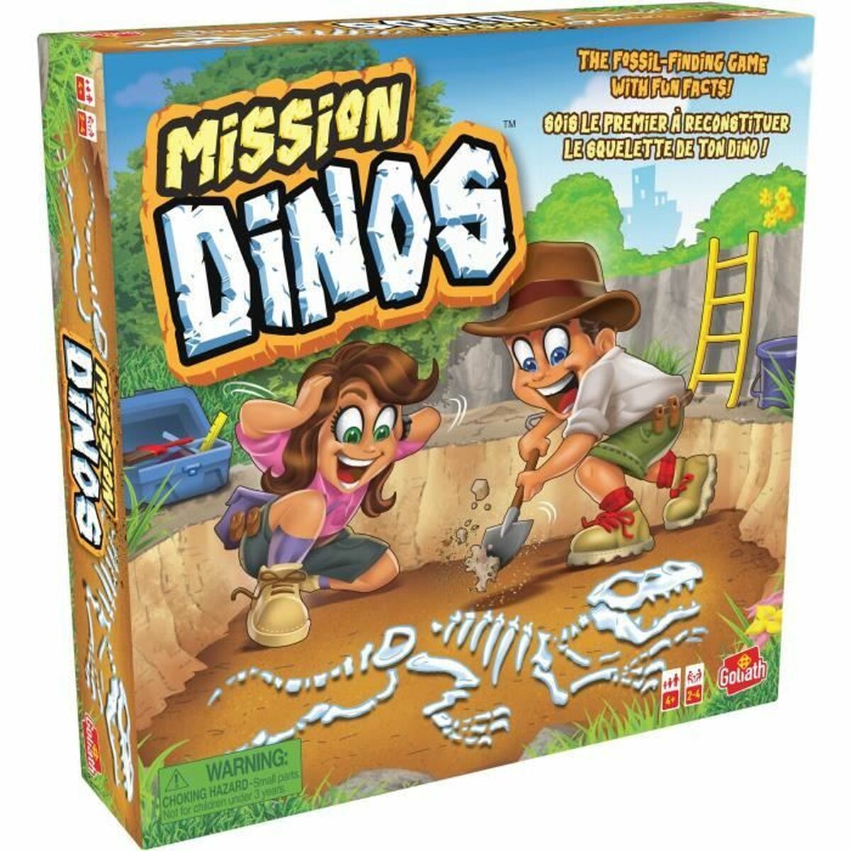 Sällskapsspel Goliath MISION DINOS (FR)