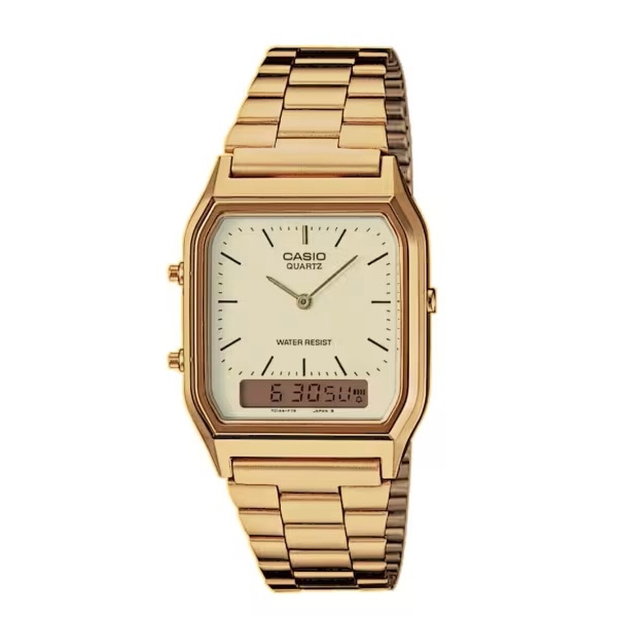 Unisexklocka Casio COLLECTION ANA-DIGIT Gyllene