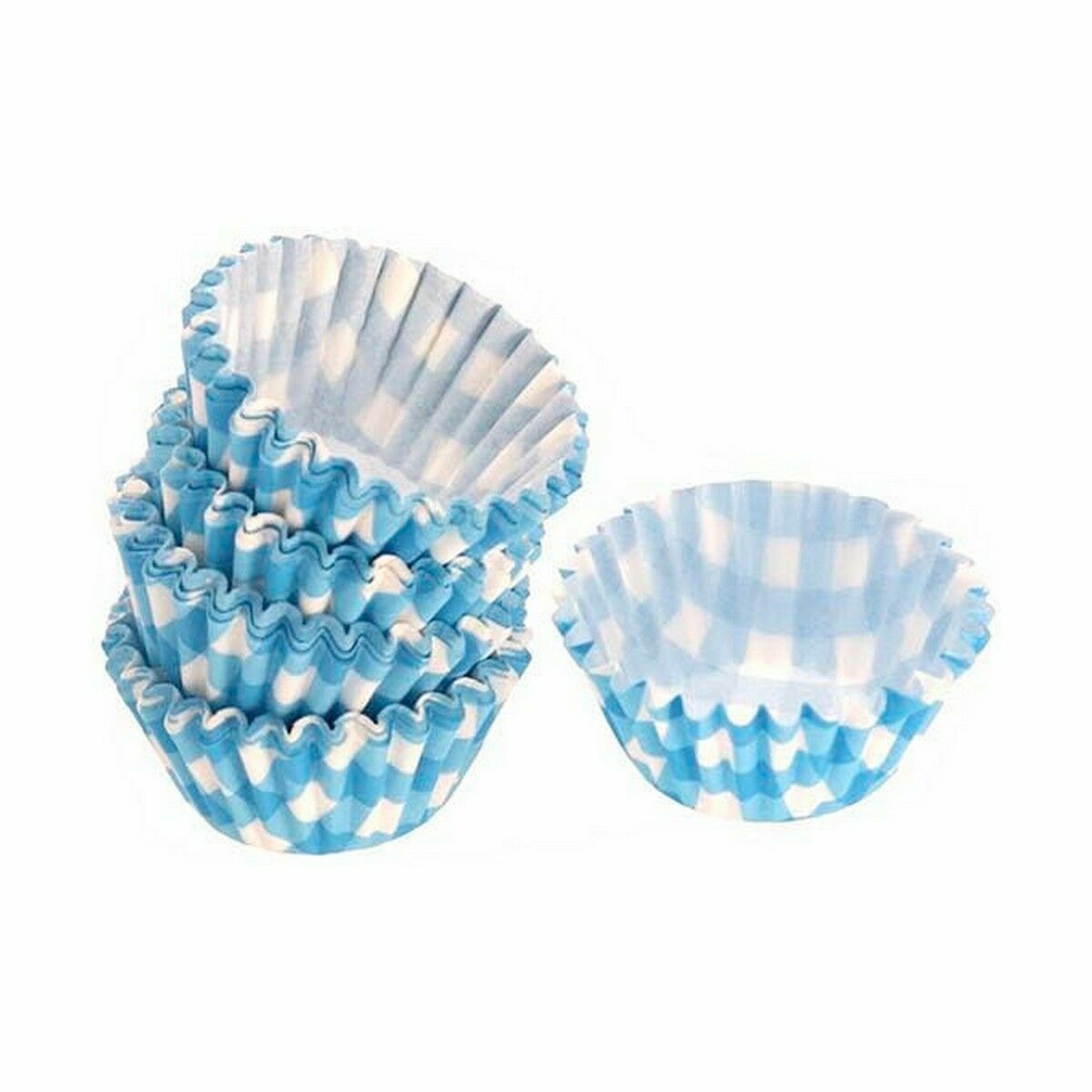 Set med Formar för Bakverk Wooow Disponibel Blå (36 antal) (100 pcs) - 2