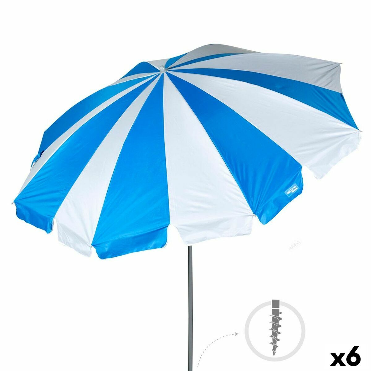 Paraply Aktive 200 x 210 x 200 cm (6 antal)