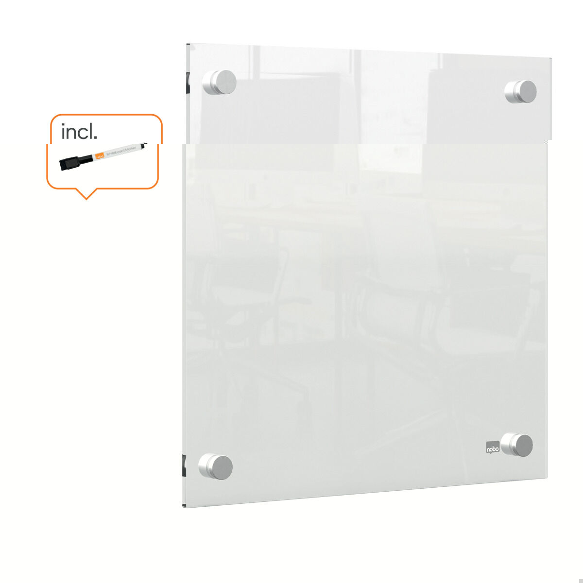 Whiteboard Nobo 30 x 30 cm - 3