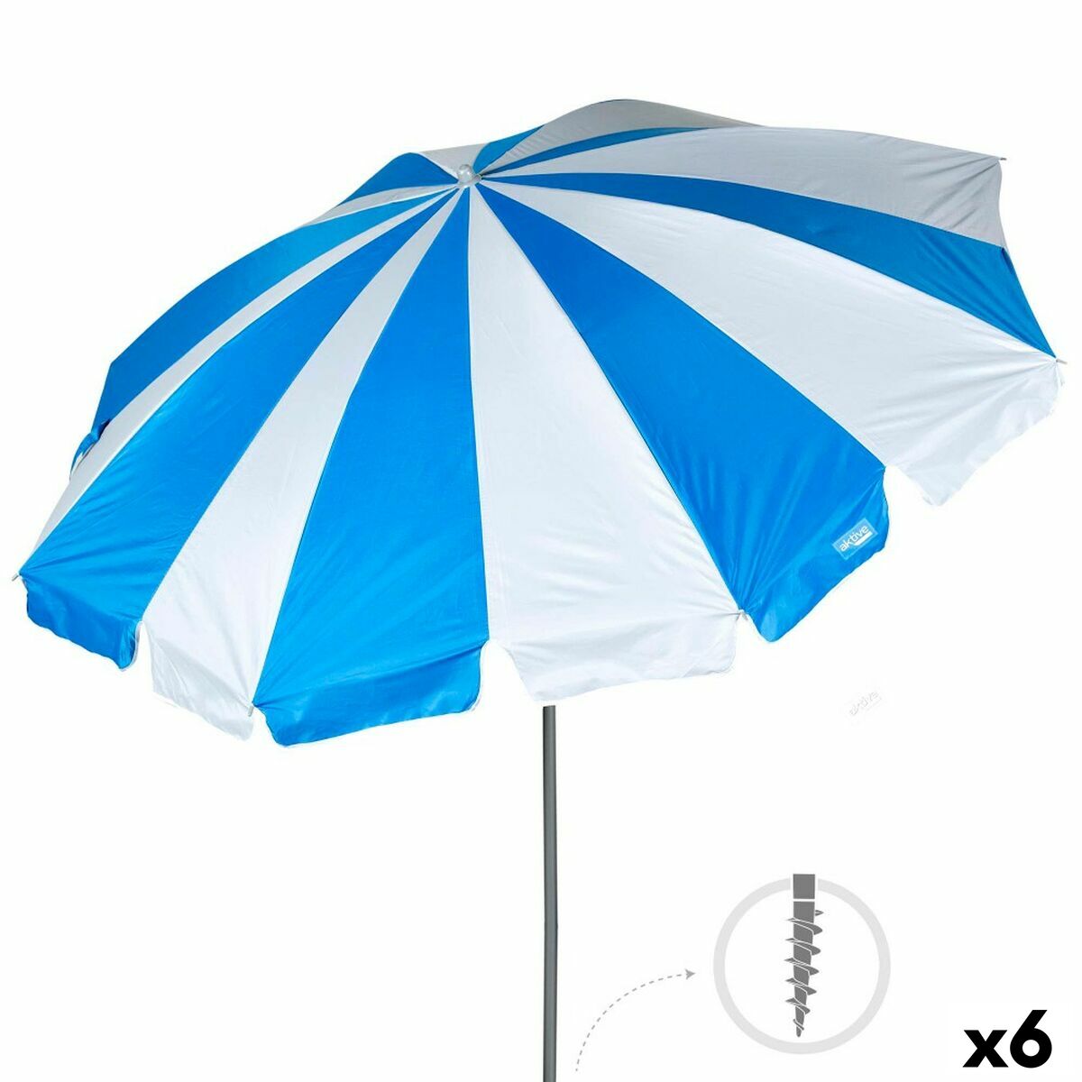 Paraply Aktive 220 x 230 x 220 cm (6 antal) - 8