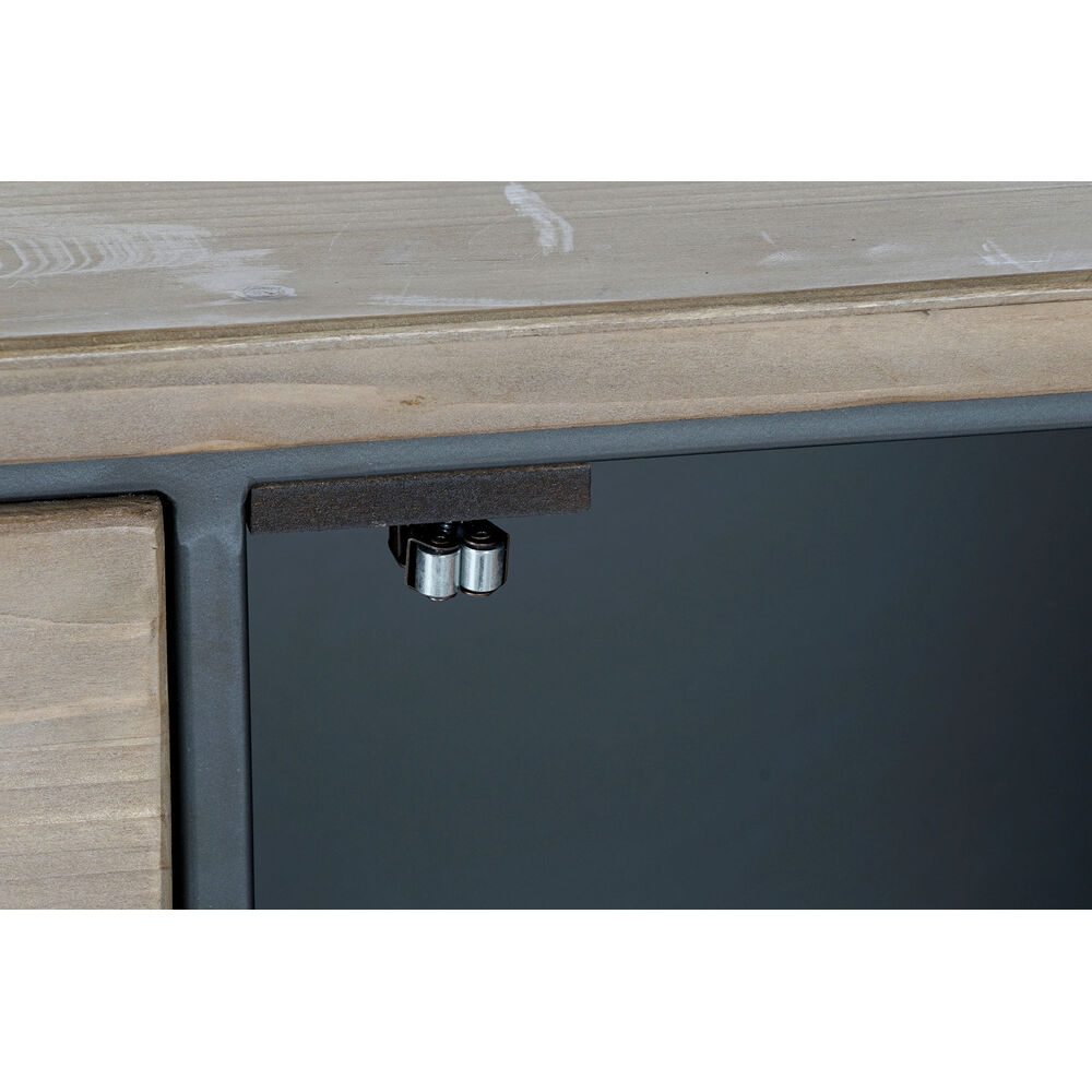 TV-möbler DKD Home Decor 144 x 47 x 76 cm Naturell Grå Metall - 3
