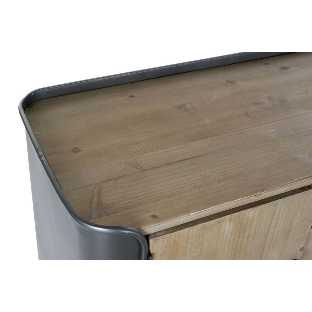 TV-möbler DKD Home Decor 144 x 47 x 76 cm Naturell Grå Metall - 7