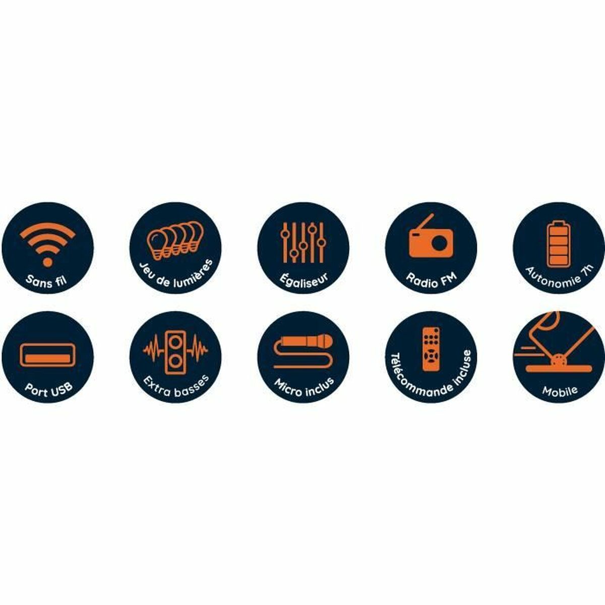 Bärbar Bluetooth Högtalare R-music Roller Box Svart - 6