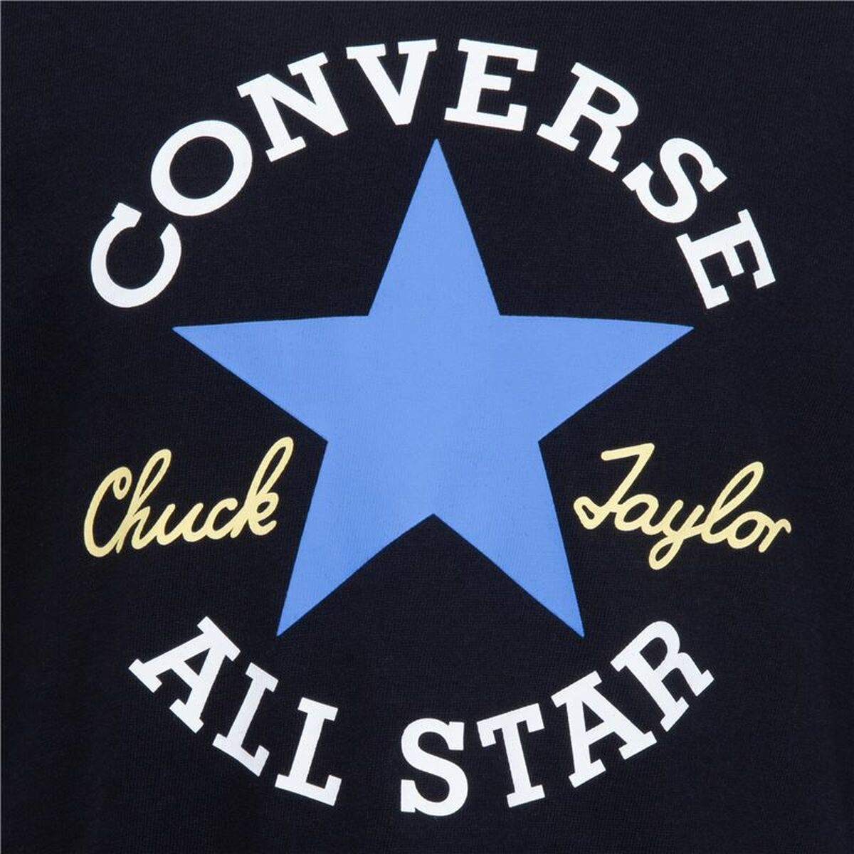 Barn T-shirt med kortärm Converse Sustainable Core Sse Svart - 3
