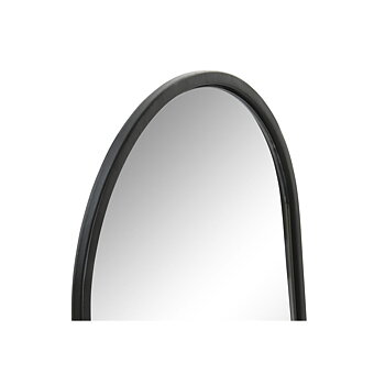 Spegel med monteringsfäste Home ESPRIT Svart Glas Järn 20 x 8,5 x 25 cm