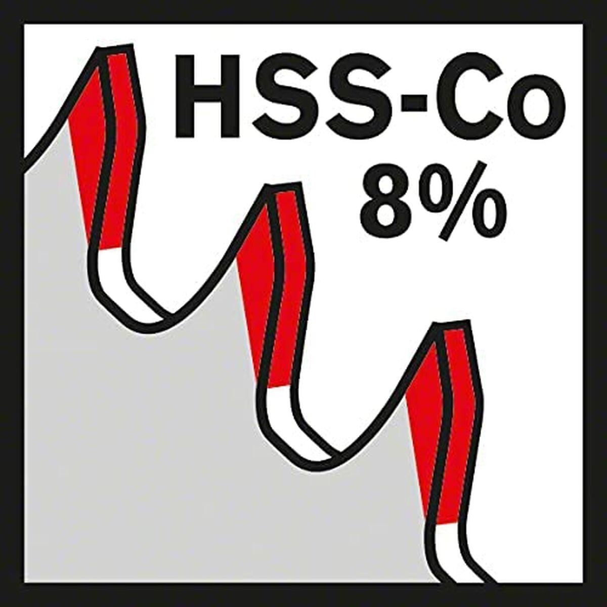 Borrkronesats BOSCH Bimetal HSS 9 Delar - 3