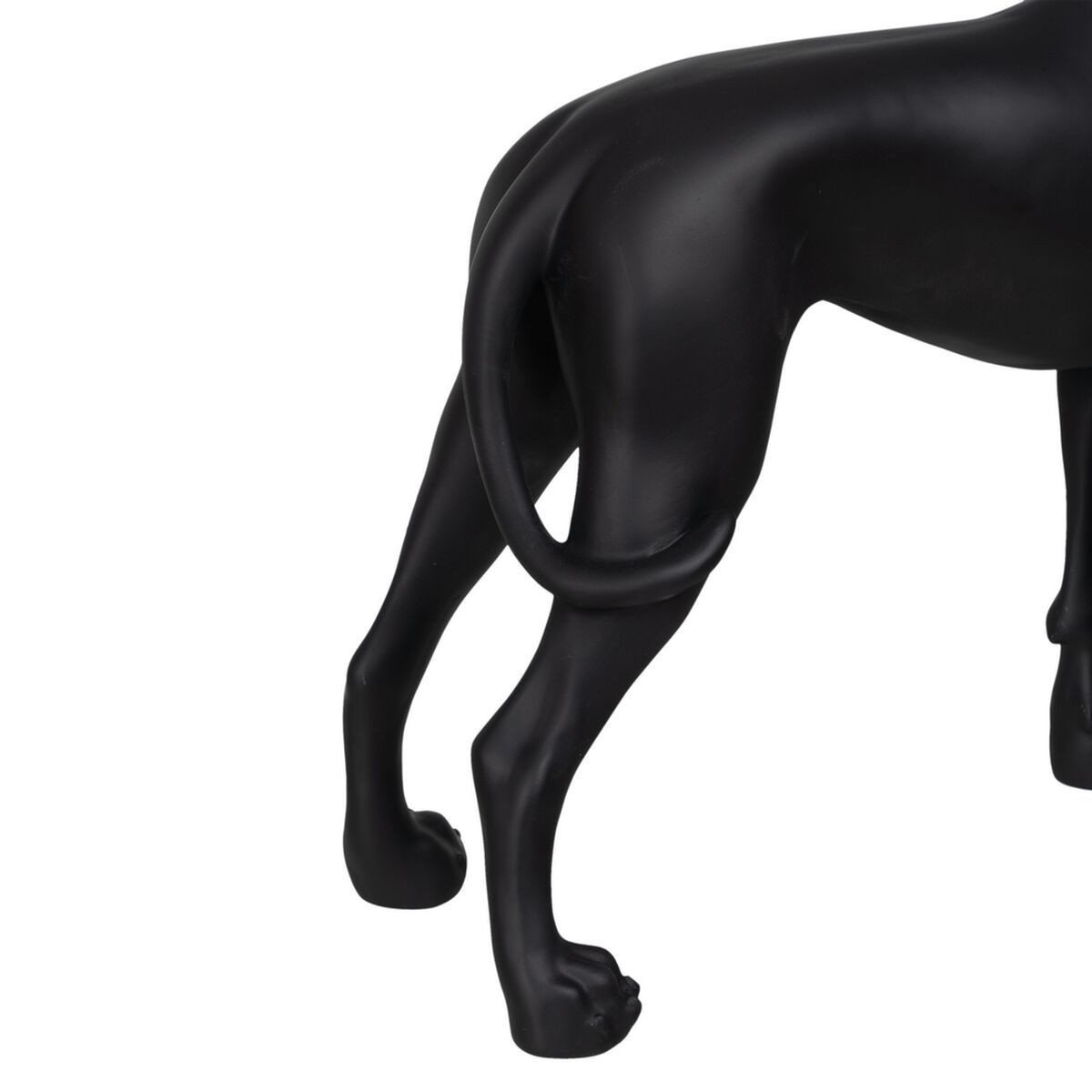 Prydnadsfigur Svart Hund 39 x 15 x 34,5 cm - 4