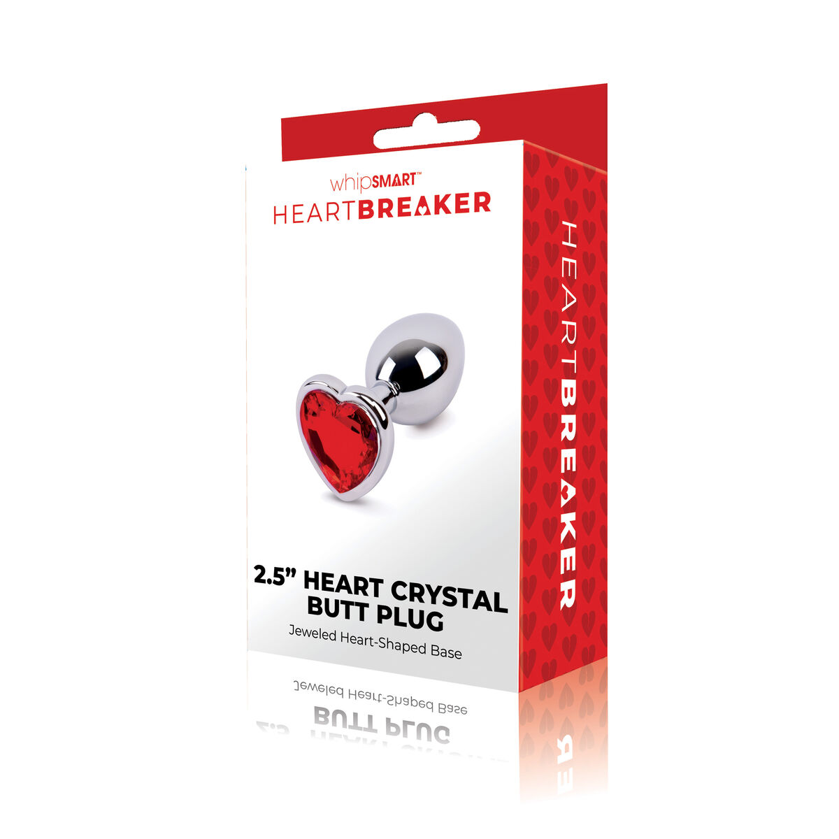 Analplugg Whipsmart Heartbreaker Silvrig - 3