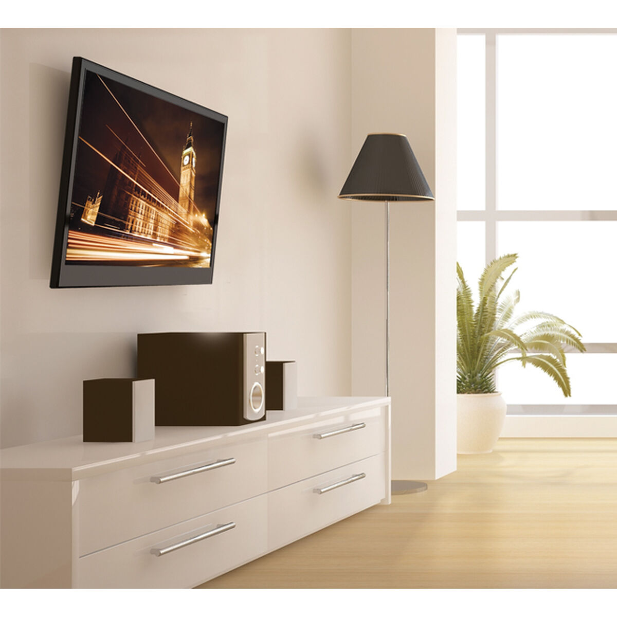 TV-fäste B-Tech BT7523/B 25 kg 47" - 2