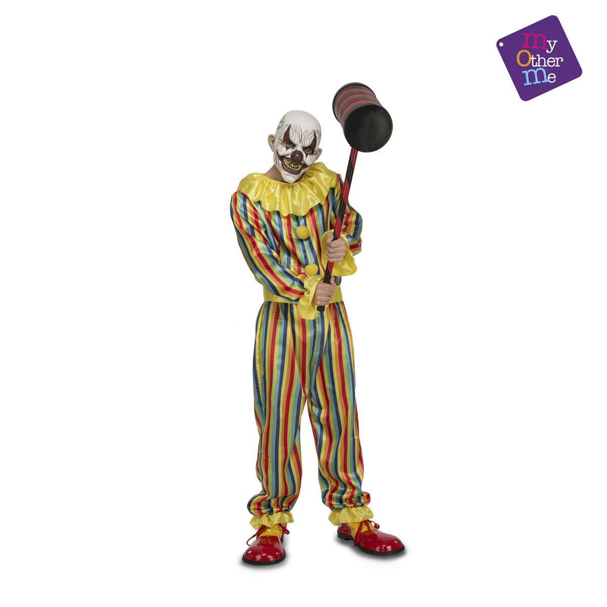 Maskeraddräkt vuxna My Other Me Olycksbringande clown (3 Delar) - 2
