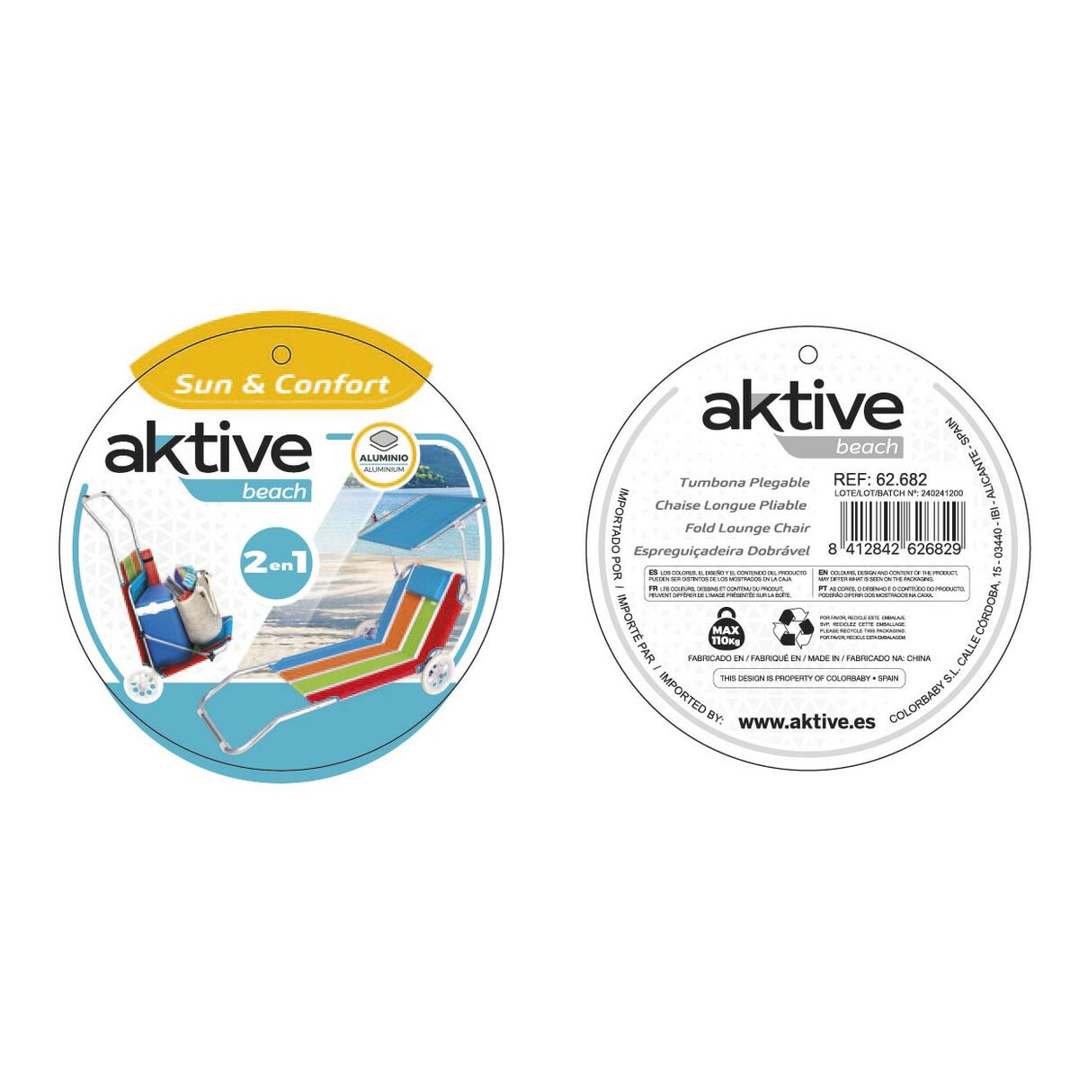 Strandsolstol Aktive (2 antal) - 15