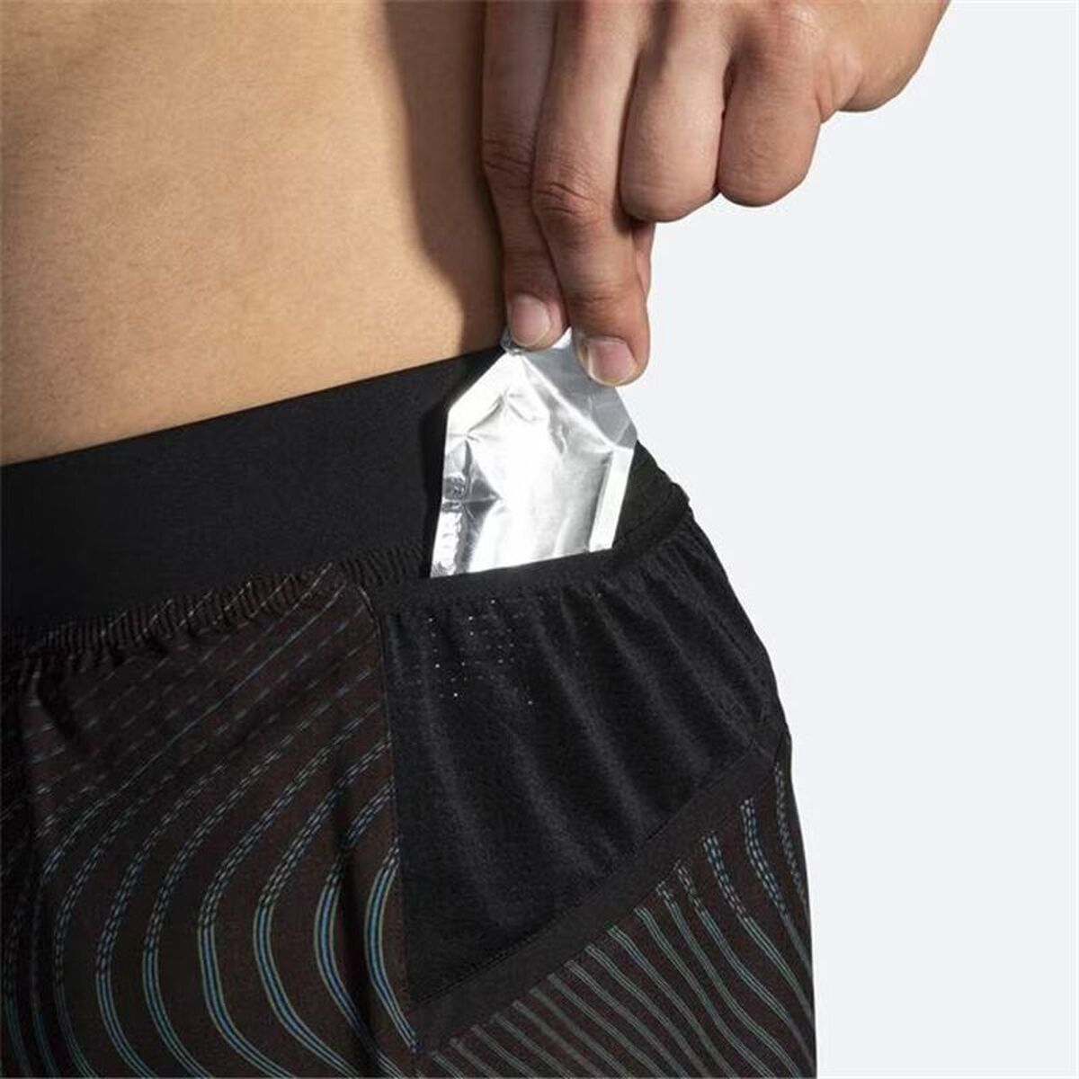 Sportshorts för män Brooks Sherpa 5" Svart - 6