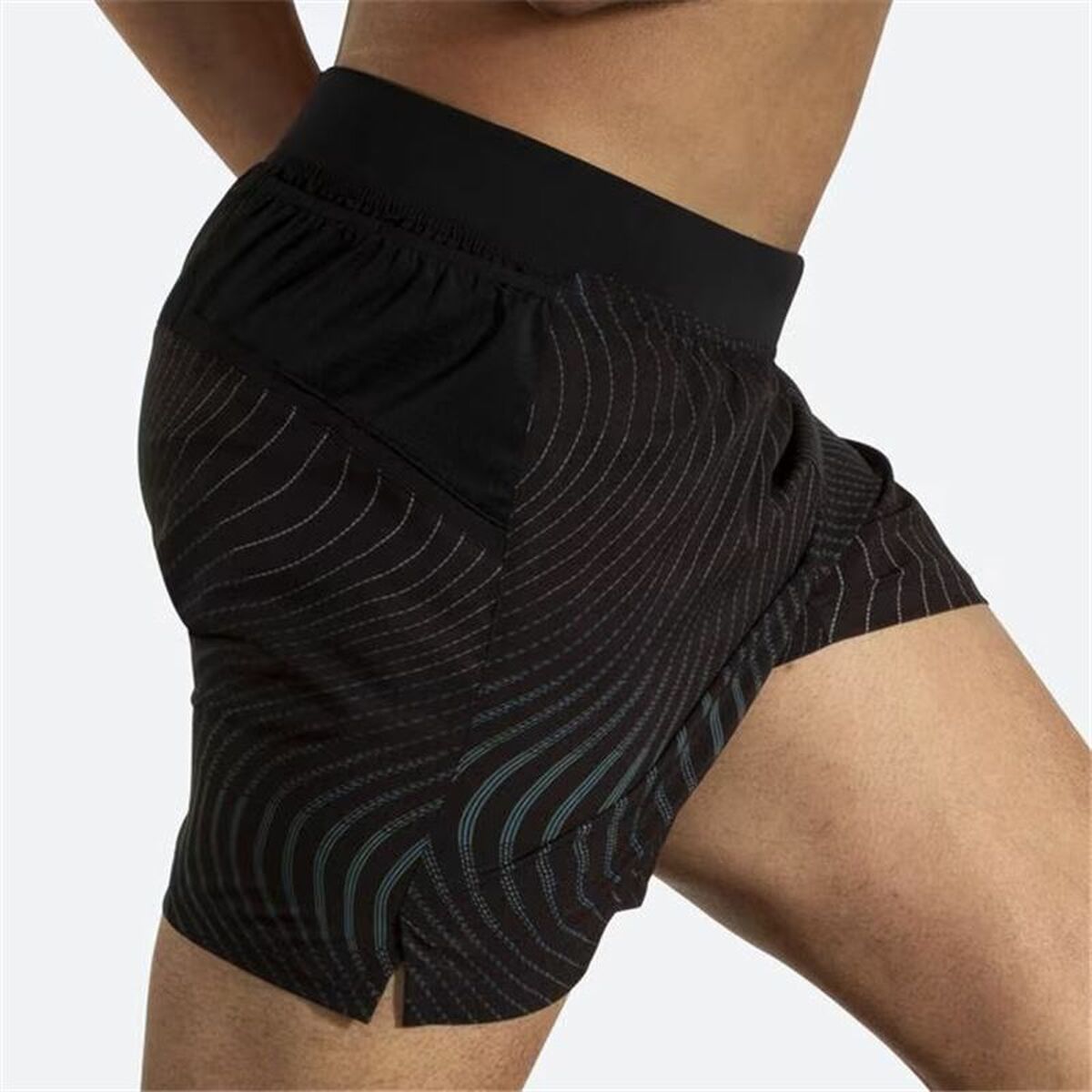 Sportshorts för män Brooks Sherpa 5" Svart - 4