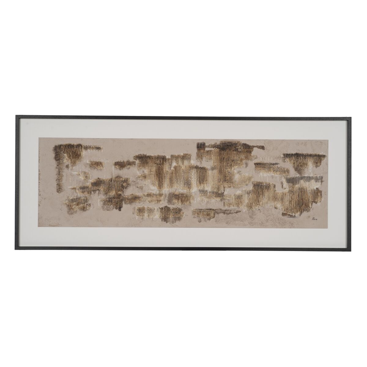 Kanvas Vit Svart Abstrakt 150 x 4 x 60 cm