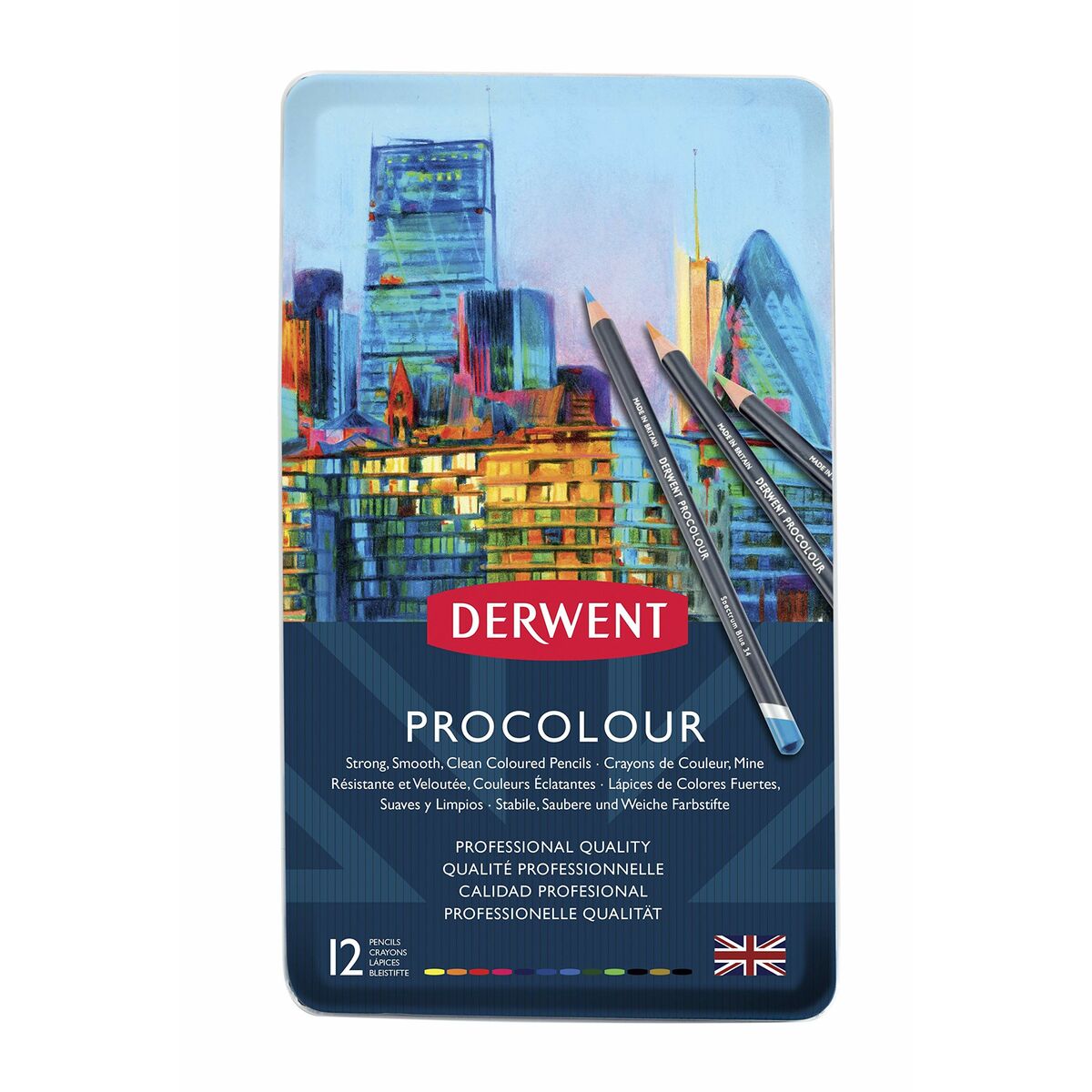 Färgpennor DERWENT Procolour Multicolour - 5