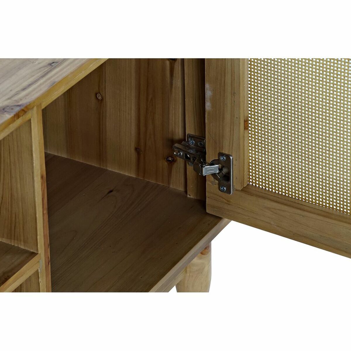 TV-möbler DKD Home Decor Brun 140 x 38 x 53 cm Gran Naturell Rattan - 5