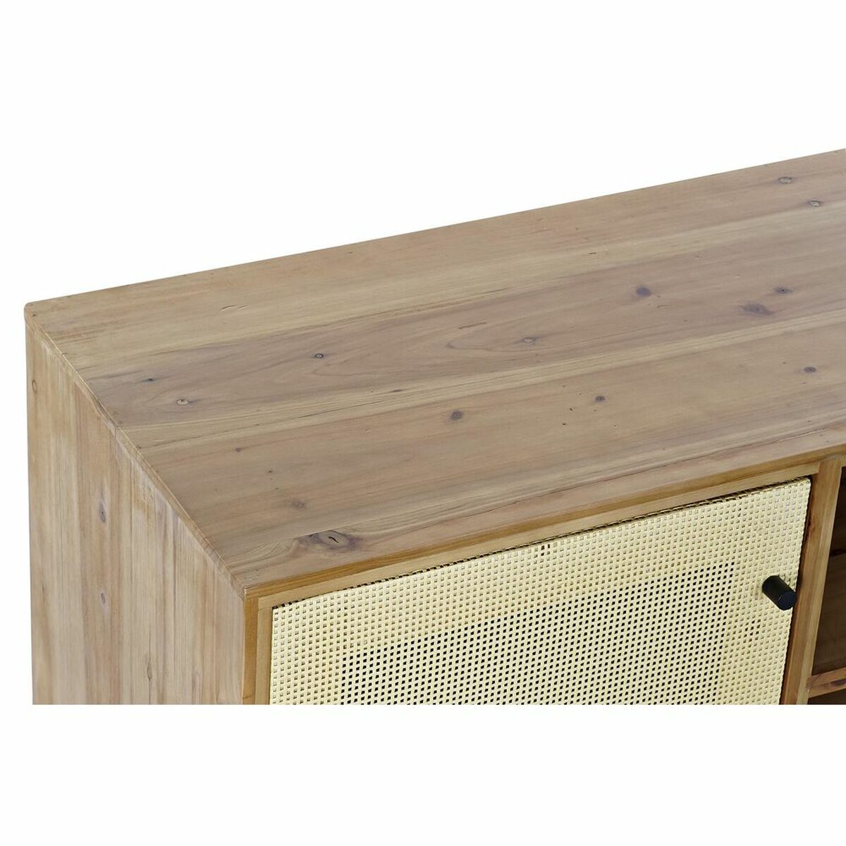 TV-möbler DKD Home Decor Brun 140 x 38 x 53 cm Gran Naturell Rattan - 3