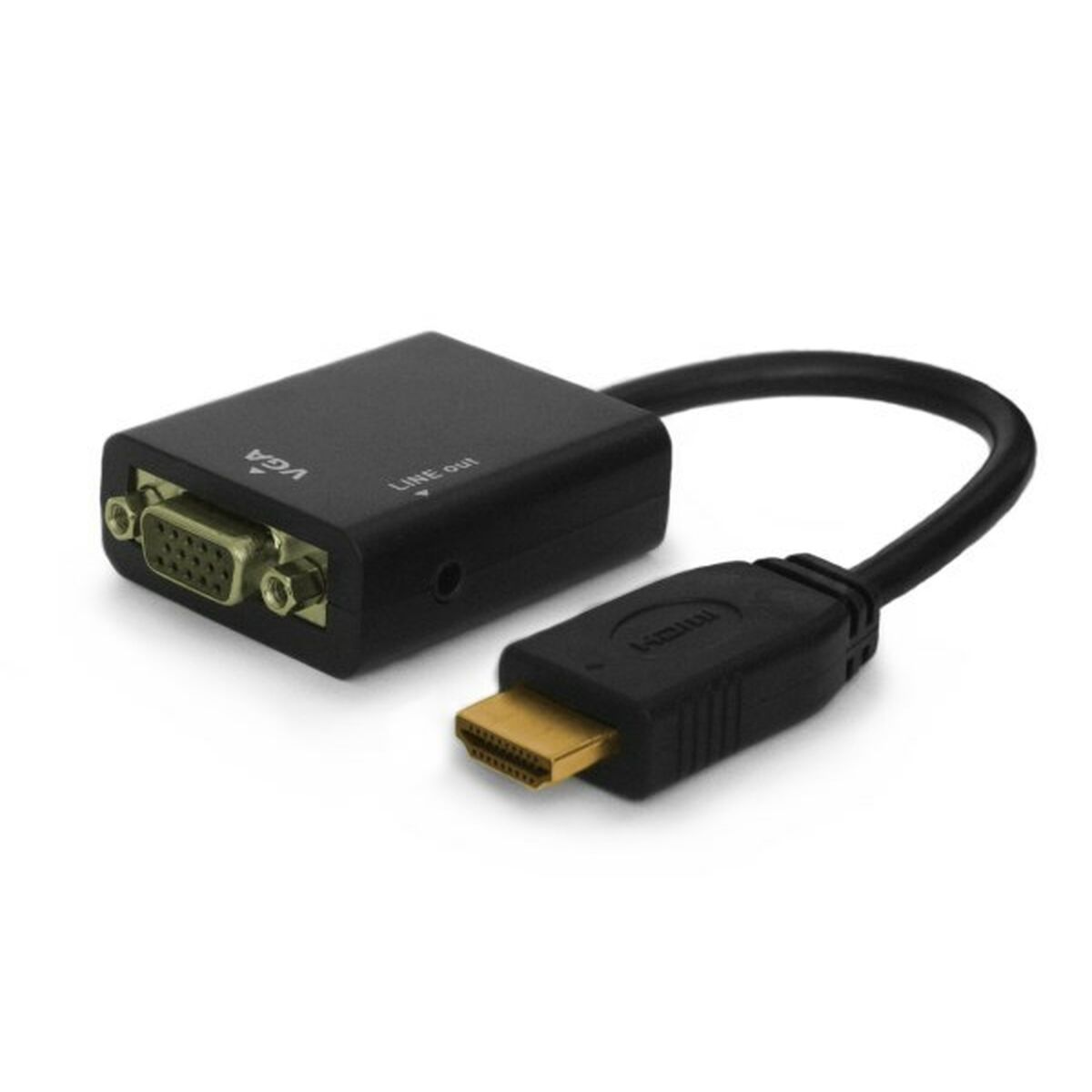 Adapter HDMI till VGA Savio CL-23 Svart