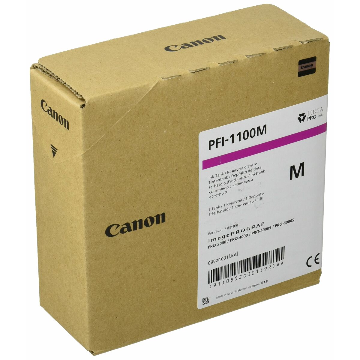 Original Bläckpatron Canon PFI-1100M Magenta - 3