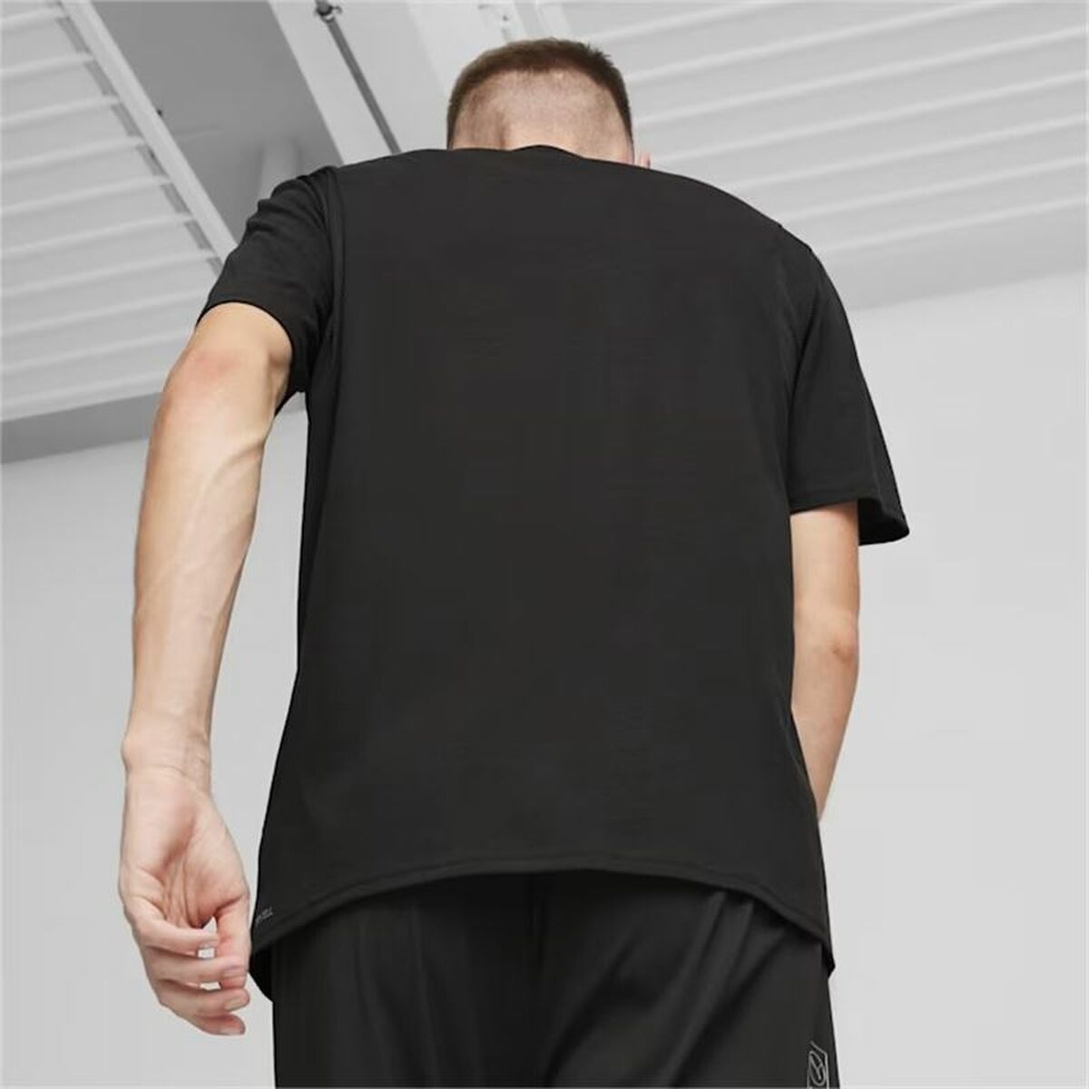 T-shirt med kortärm Herr Puma FIT Triblend Svart - 4