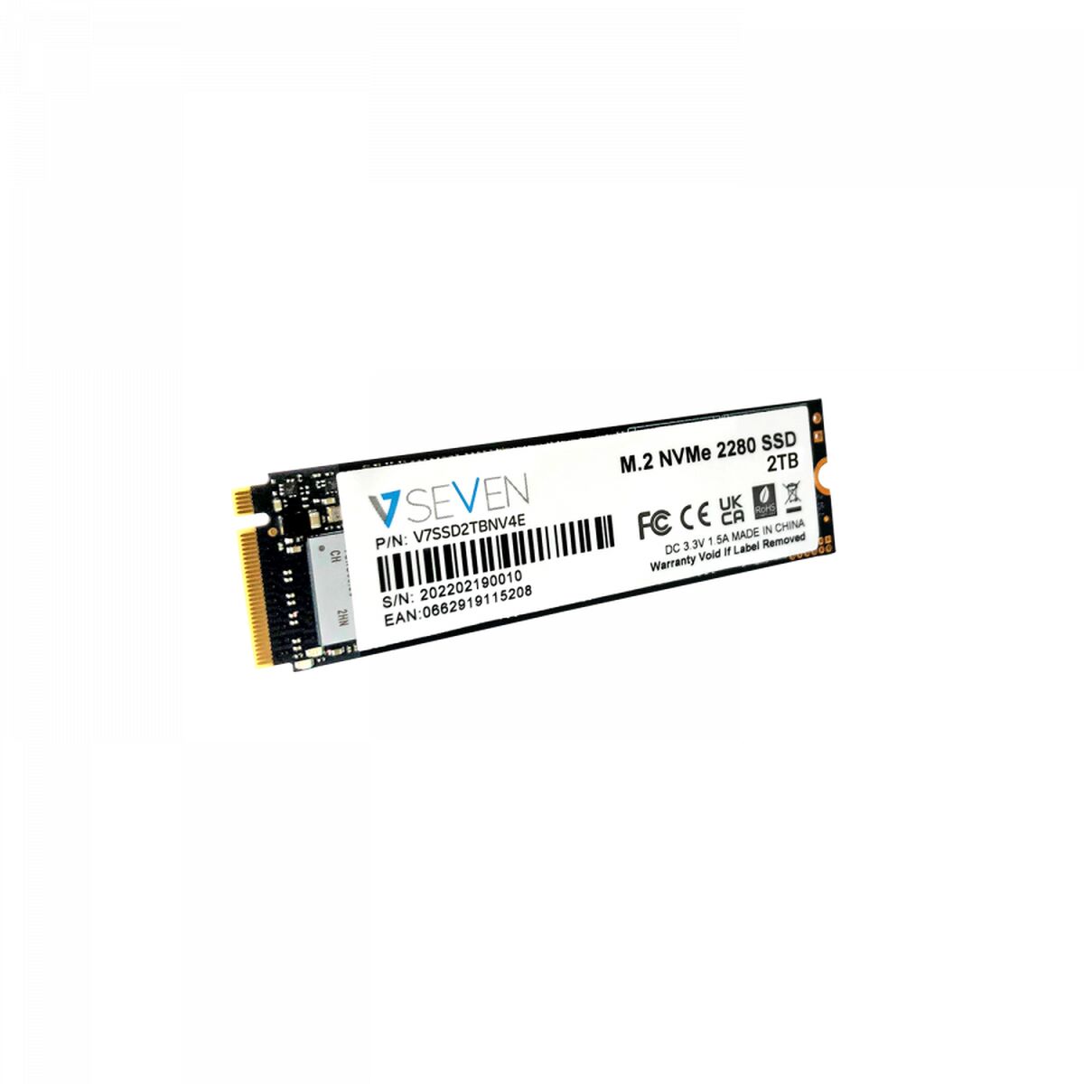 Hårddisk V7 V7SSD2TBNV4E 2 TB SSD - 3