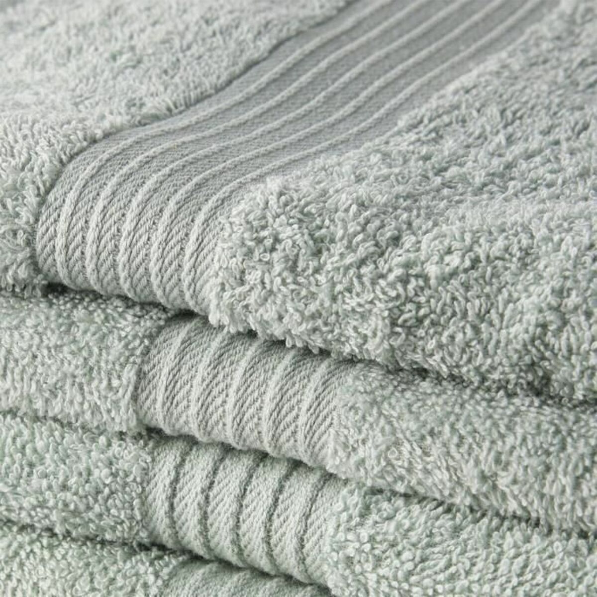 Set med Handdukar TODAY Essential Ljusgrön 70 x 130 cm (5 antal) - 2