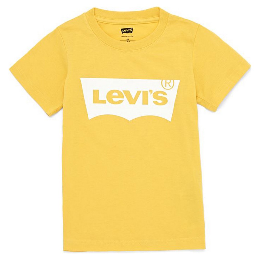 Barn T-shirt med kortärm Levi's Batwing Gul