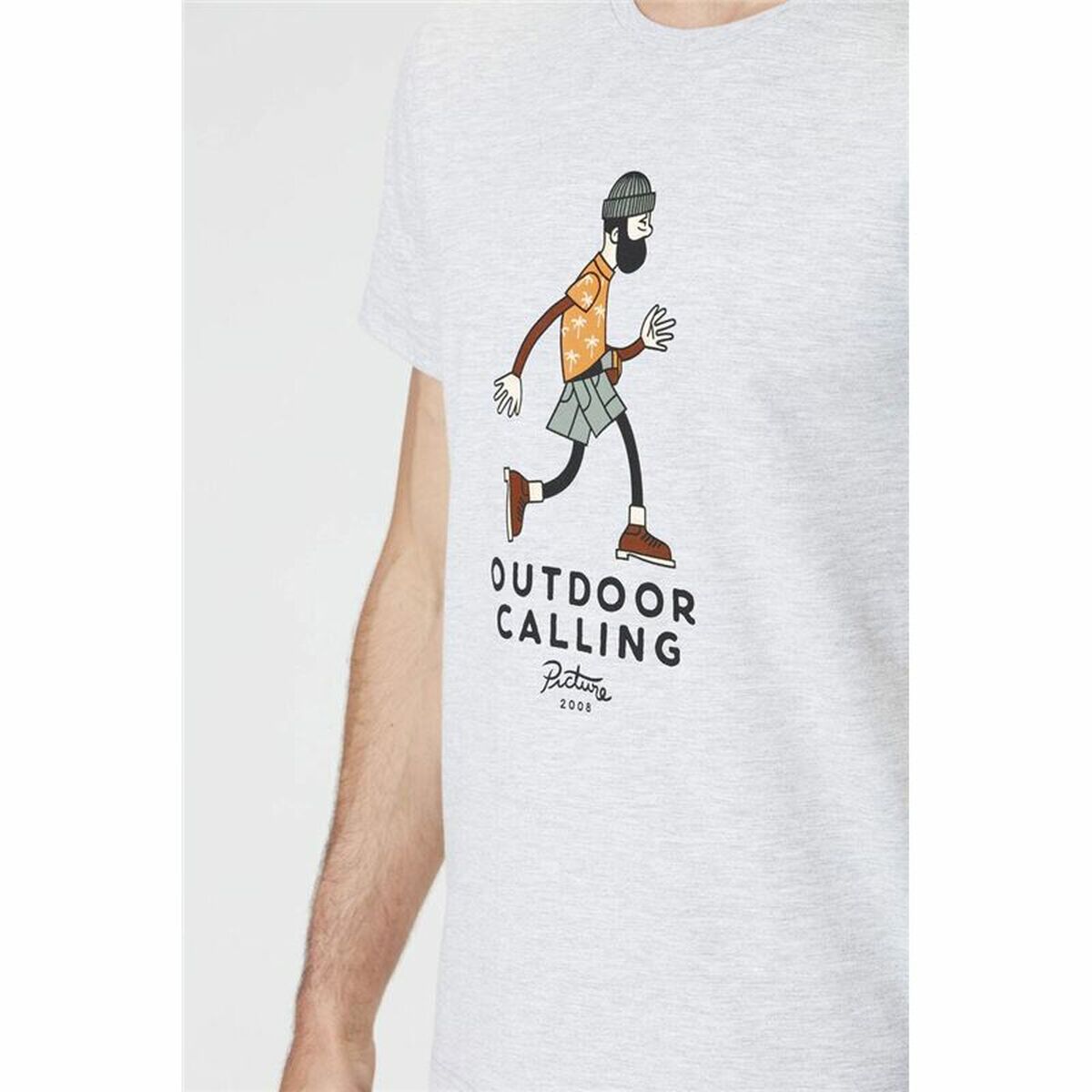 T-shirt Picture Murray Grå - 5